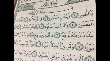 سورة الطور - الشيخ أحمد حمود - مسجد السنّة - لبنان - رمضان 1434