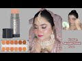 Step by step Tutorial || Pakistani Bridal Makeup Tutorial || Kryolan Paint Stick || No Cakey Base