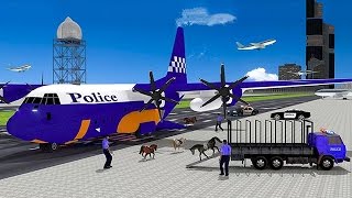 Police Airplane Transporter (by Great Games Studio) Android Gameplay [HD] screenshot 1