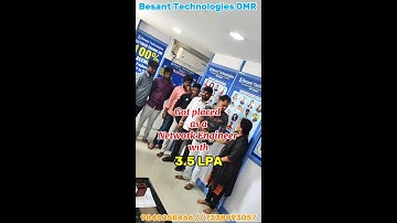 How I Became a Network Engineer | Placement Student Experience & Tips | Besant Technologies OMR.