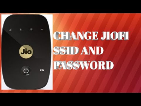HOW TO CHANGE ANY JIOFI SSID AND PASSWORD??