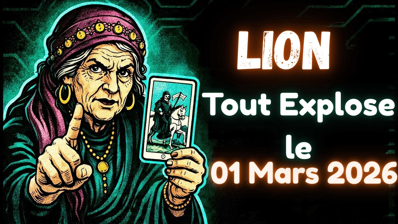 LION POISSONS ! QUELQUE CHOSE ARRIVE CHEZ TOI ET C'EST TRÈS FORT ! C'EST À PROPOS DE TOI ! URGENT !