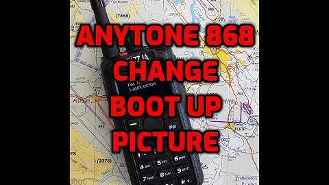 Anytone 868/878 Personalized boot up picture