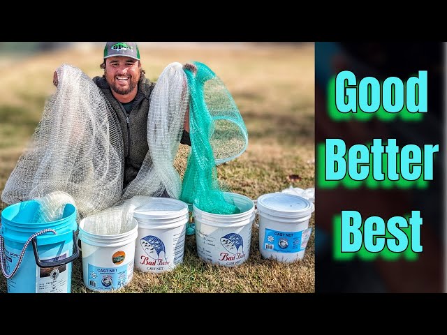 Mako Nylon Bait Cast Nets 3/8  Sq. Mesh