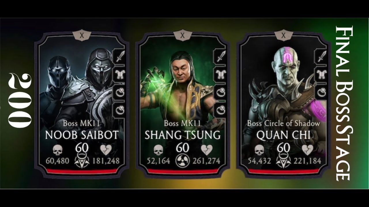 MK Mobile SORCERER'S TOWER Final Boss Stage 200-200 And Rewards.