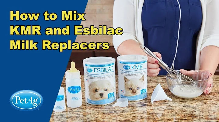 KMR and Esbilac Milk Replacers -  Mixing Instructions