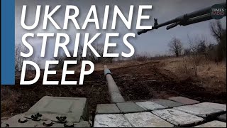 Ukraine strikes deep in Russian-held territory