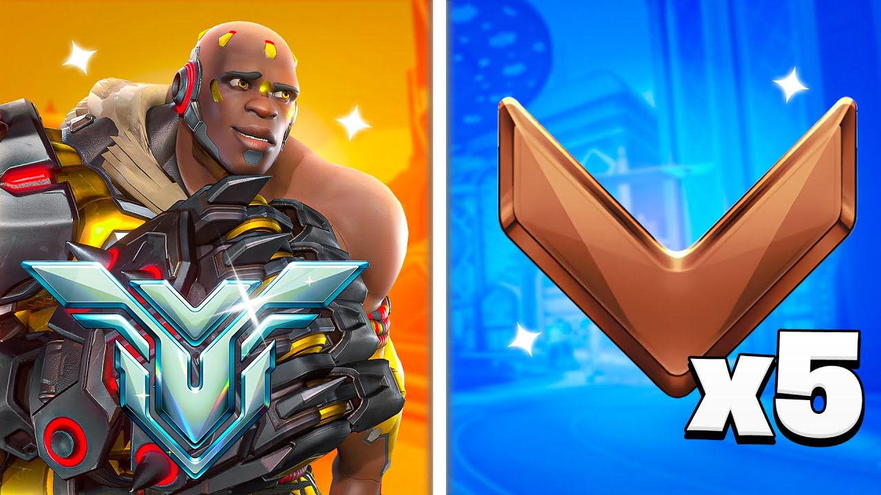 The Rank 1 Doomfist ZBRA vs 5 Bronzes