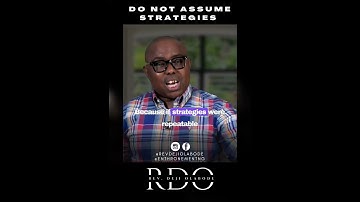 DO NOT ASSUME STRATEGIES | DEJI OLABODE | PROFOUND MOMENTS