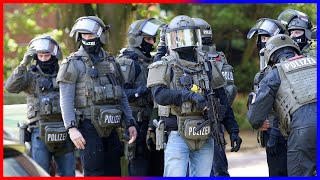 В Германии произошло столкновение между военными и полицией! Полиция открыла огонь по военным!