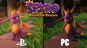 Spyro Reignited Trilogy PC vs PS4 | Direct Comparison