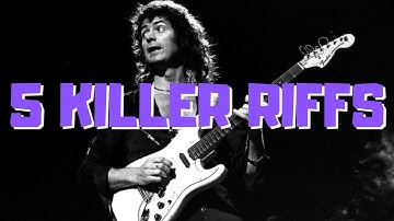 5 Killer Blackmore Riffs (That Aren