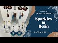 Sparkles in Resin Earrings