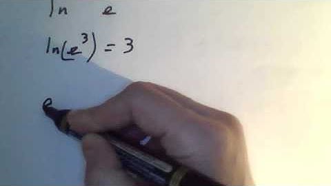 Ln and e are inverses.