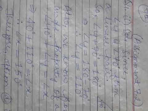 Class 7th Assignment 7.2 Q1 part ii