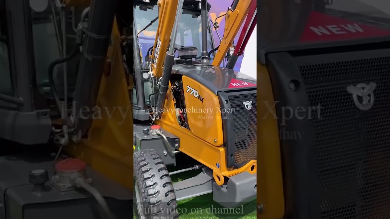 New case backhoe loader NX770