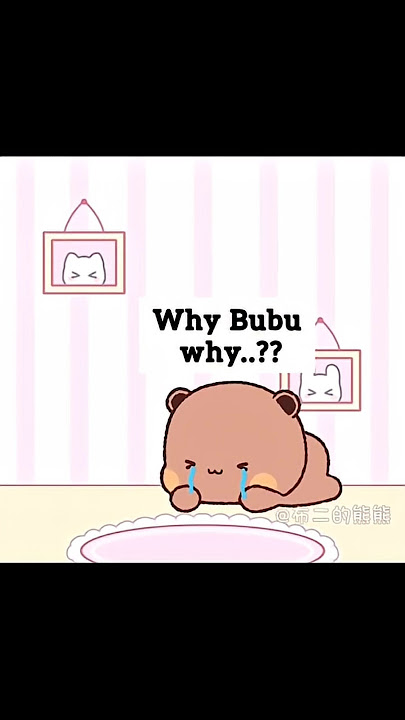Bubu🐼got angry with Dudu🐻😂#bubuanddudu #pandabear #bubu #dudu #bubududu #animation