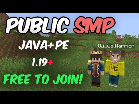 Minecraft Live 🔴 Public SMP | Java + Pe | Cracked