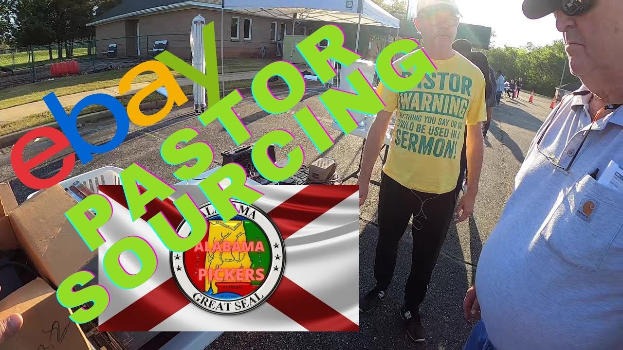 Super Sourcing With A Pastor for eBay at a Local Church Yard Sale