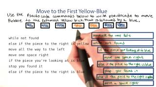 Move to the First Yellow-Blue Lego - Intro to Java Programming Tidying Legos Intro To Java Programming