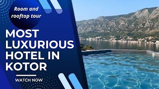 Is this the best hotel in Kotor (Montenegro)?Rooftop pool, Netflix, modern architecture and interior