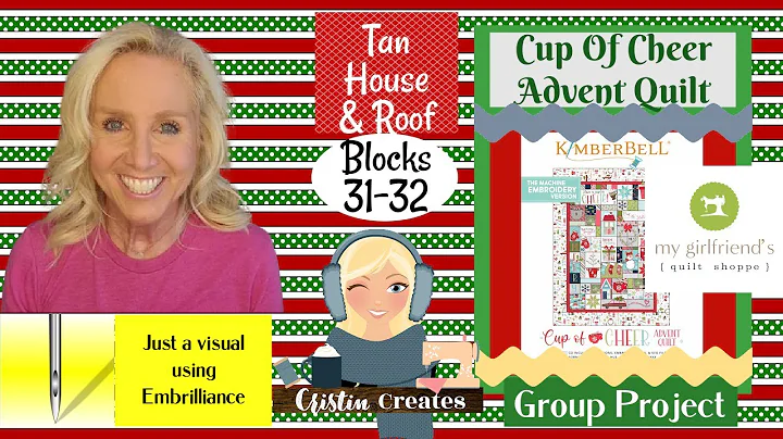 Kimberbell Cup Of Cheer Quilt - Blocks 31-32 - Tan...
