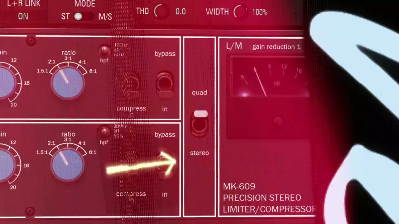MK-609 Precision Stereo Diode Limiter/Compressor Plugin — Vintage