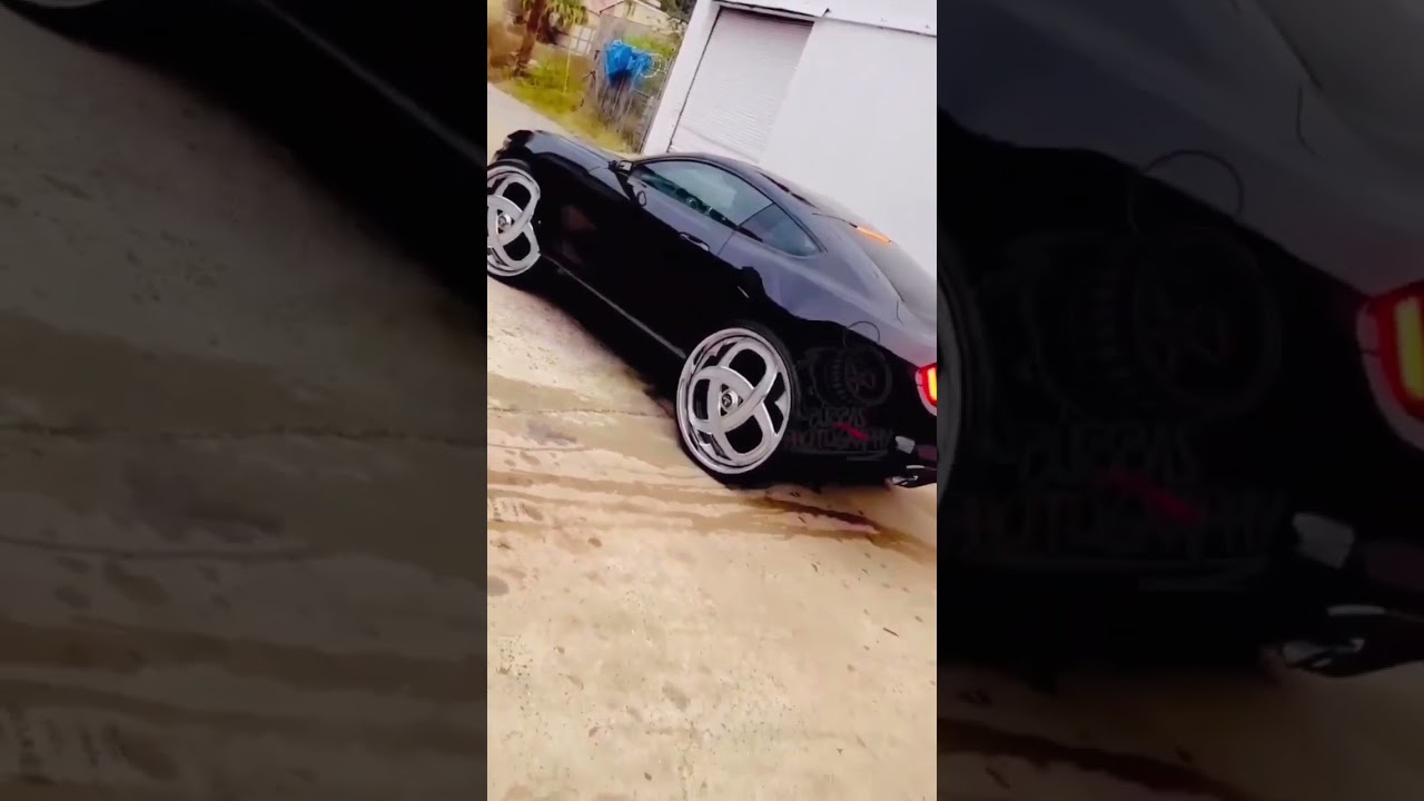Mustang with 28inch alloywheels || with movable  tyres