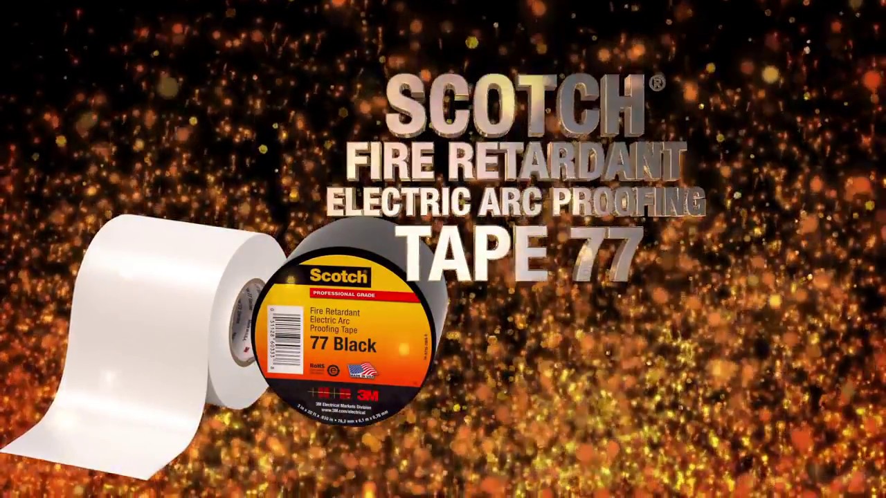 Scotch Fire Retardant Electric Arc Proofing Tape YouTube