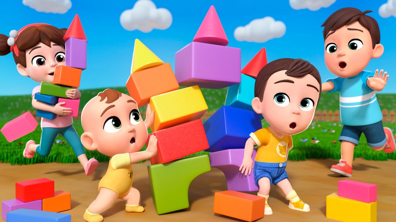 Baby Building a Bridge (London Bridge is Falling Down) + MORE Lalafun Nursery Rhymes