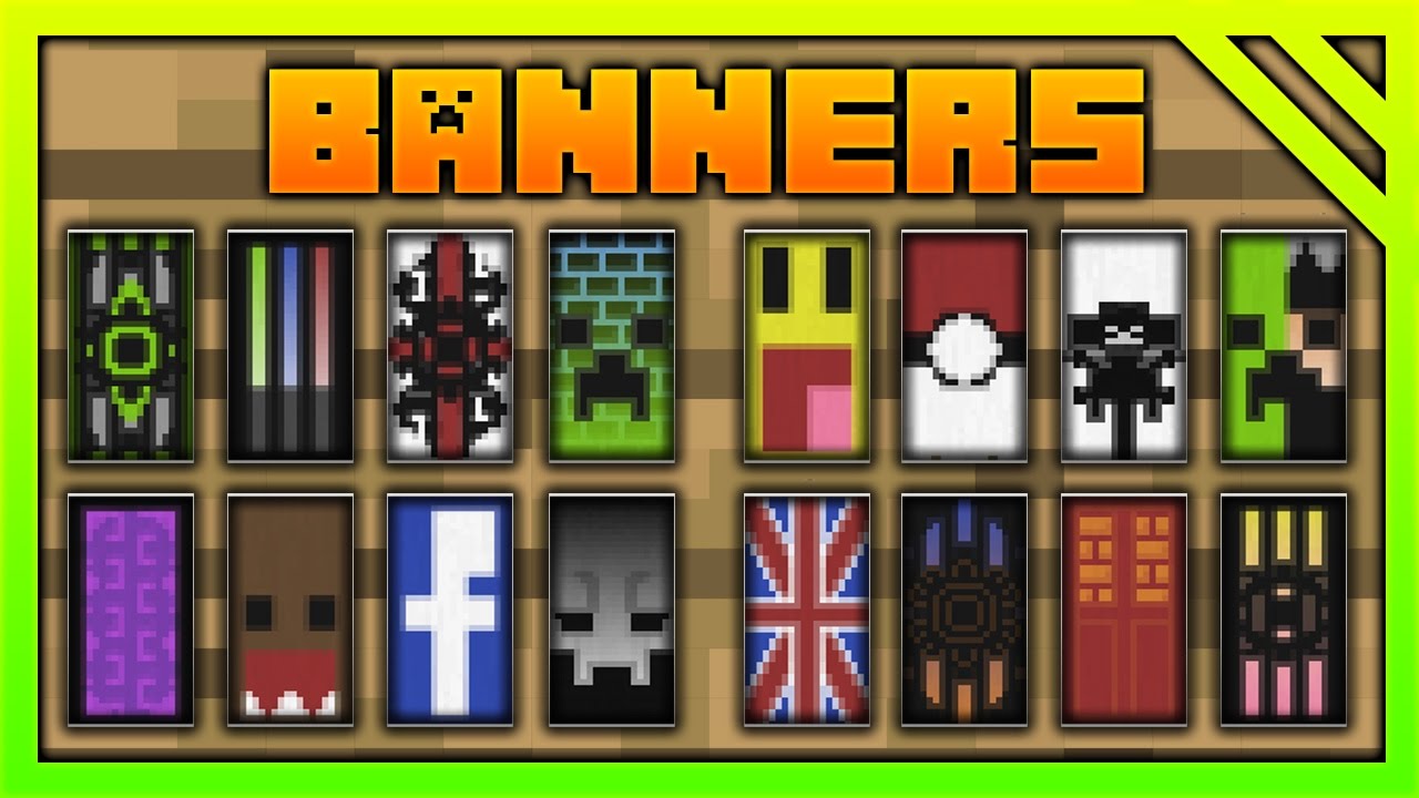 MineCraft PERSONALIZAR Estandartes/Banderas - YouTube MineCraft PERSONALIZAR Estandartes/Banderas - YouTube