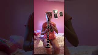 Skylar Playing The Clarinet