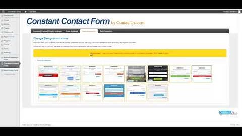 Constant Contact Form Plugin by ContactUs.com