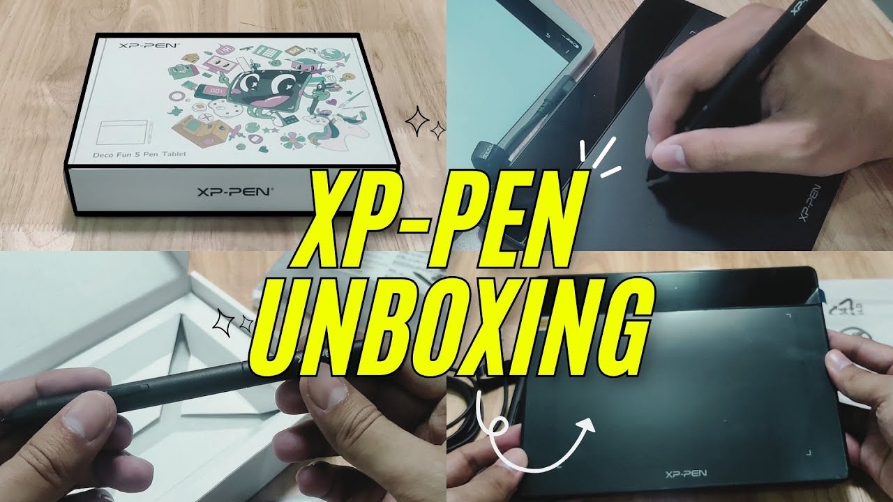 Xp Pen Packaging XP Pen (Deco Fun S) Budget Drawing Tablet Unboxing #openitnow #xppen # ...