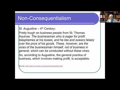 Ethics & St. Augustine