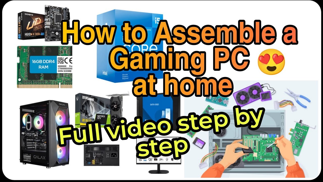 How to assembled/build A computer/#cpu #desktop #assembling at home ...