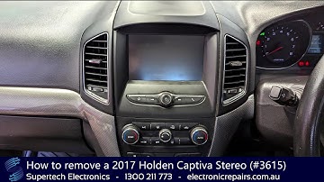 How to remove a 2017 Holden Captiva Stereo (#3615)