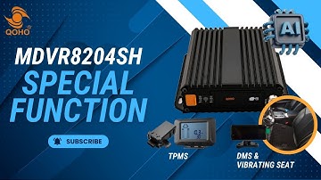 8ch SD card Mobile DVR,DMS  ADAS BSD,TMPS,Geo Fence, Seat vibration cushion,#mobiledvr #QOHO