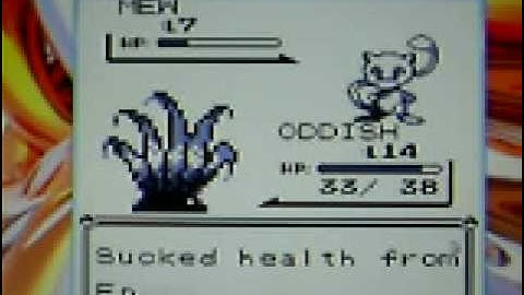 Pokemon Red/Blue Mew Glitch