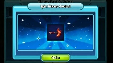 Making an Epic Pickaxe | Pixel World