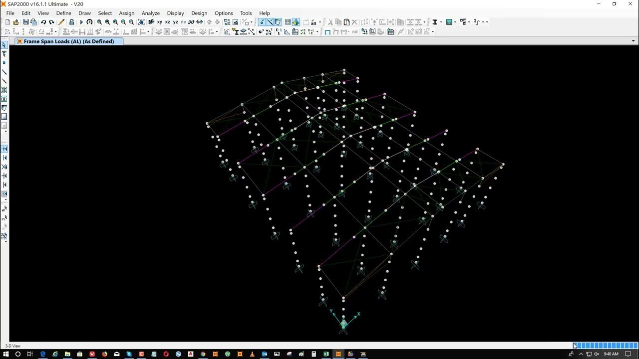 how to design sap2000 steel building YouTube