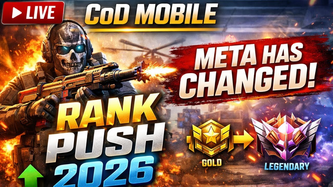 🛑 LIVE: CoD Mobile Rank Push 2026 - The META HAS CHANGED!