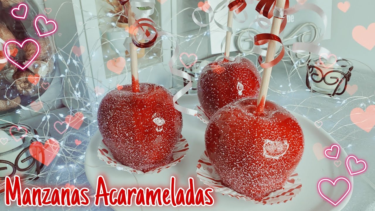 MANZANAS ACARAMELADAS ❣ Facil y Económicas 🍏🍎