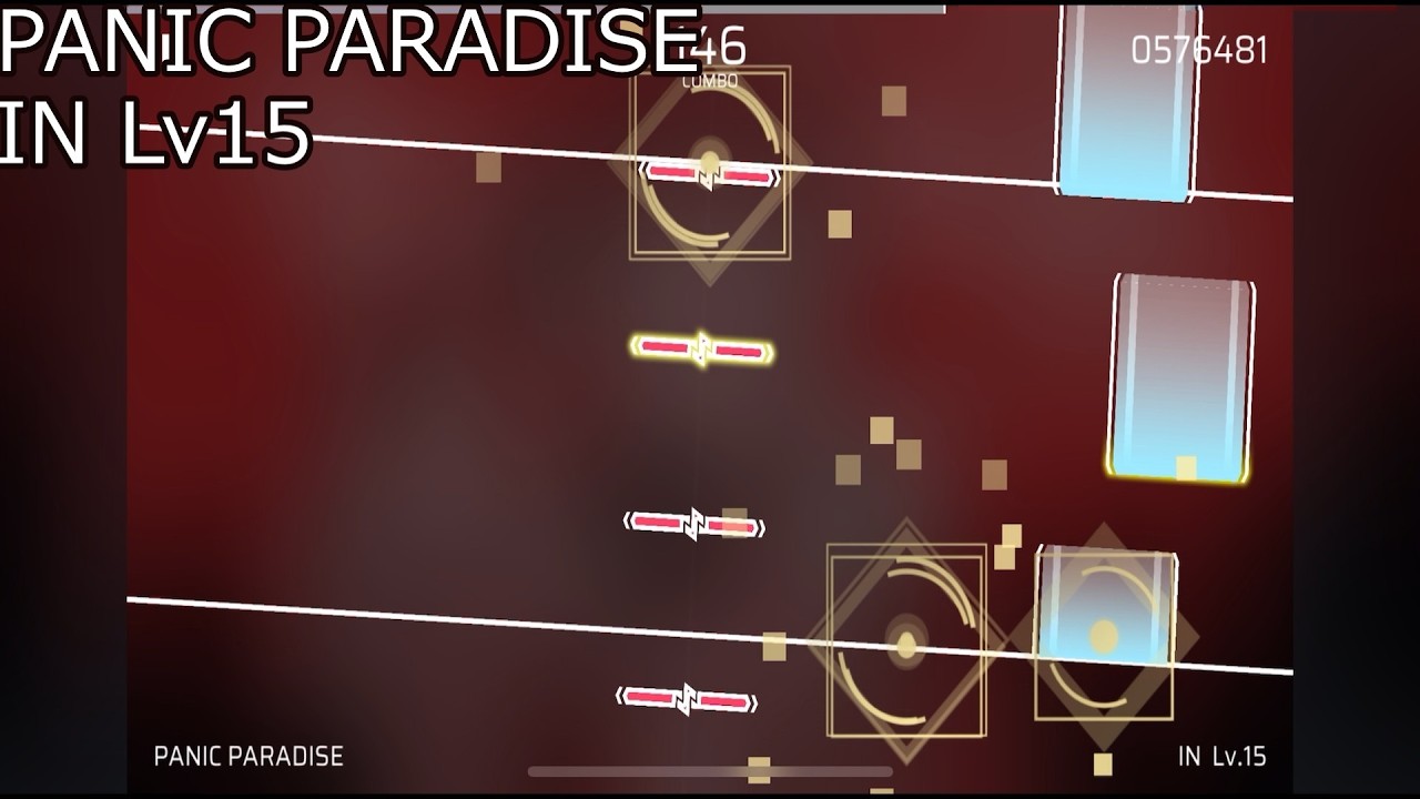 【Phigros】PANIC PARADISE ｜ IN Lv15｜スマホプレイ