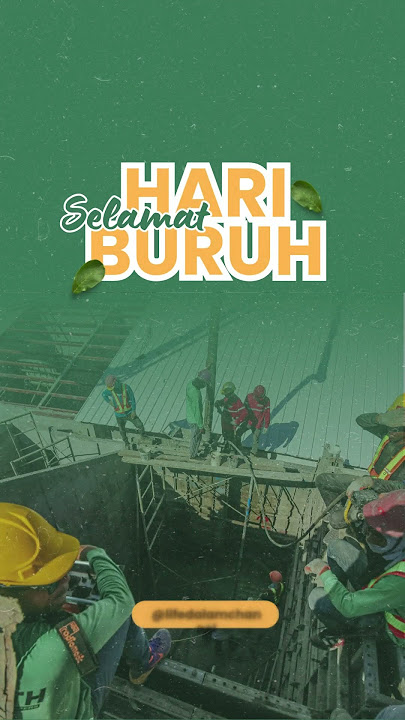 1 mei Selamat Hari Buruh