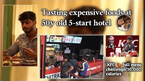 TASTY AND EXPENSIVE FOOD AT 50Y OLD 5-STAR HOTEL/ EXPERIMENT/@harshasai-foryoutelugu20mv65