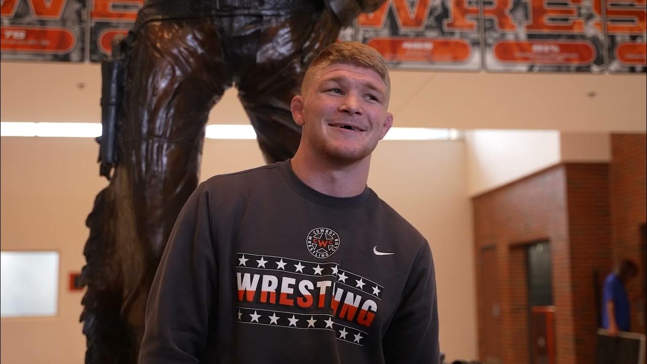 Dustin Plott (Oklahoma State), media interview, November 8, 2023 YouTube