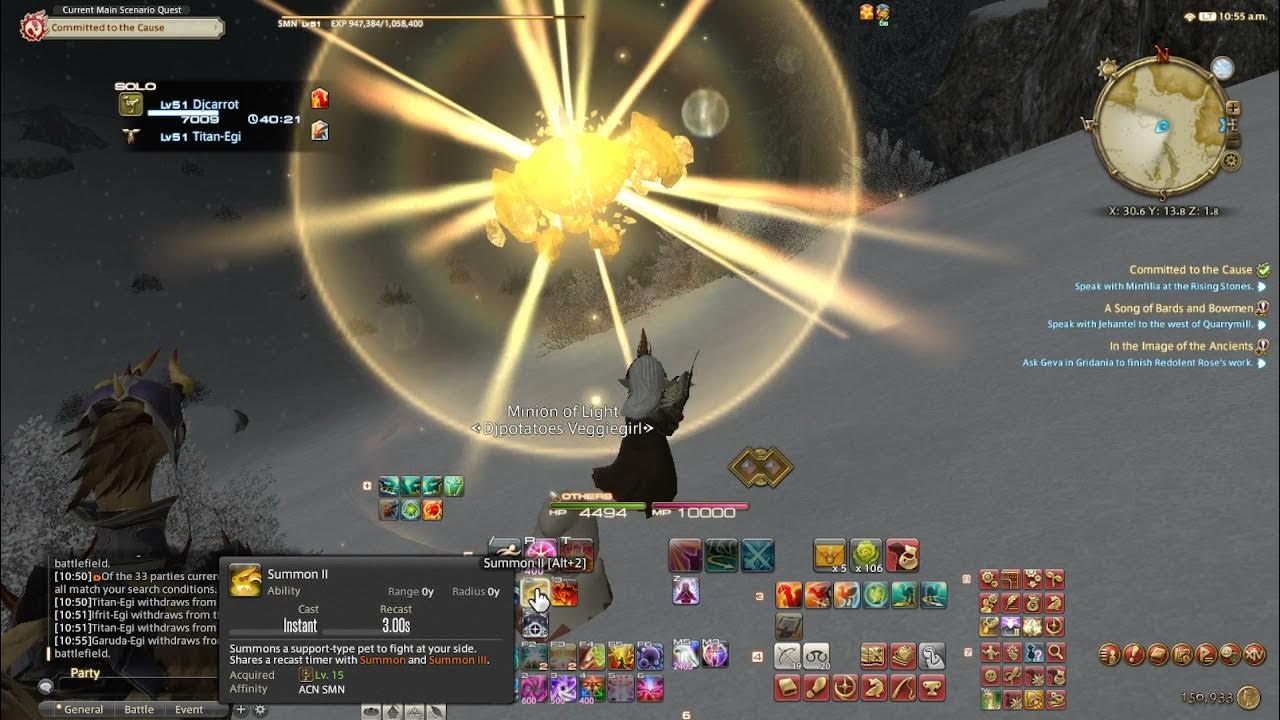 FFXIV SUMMONER Which PET to SUMMON and Why Level 50 ( Garuda