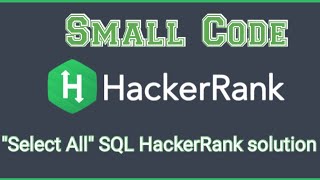 Select All in SQL HackerRank solution Net Worth