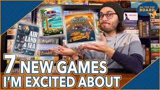 7 New Games I'm Excited About | Feb 2022 | Incl. Space Station Phoenix, Overboss Duel, Knizia Games!